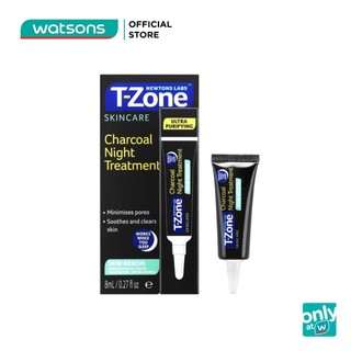 Gel Chấm Mụn Newtons Labs T-Zone Ban Đêm Siêu Tốc Than Hoạt Tính Charcoal Night Treatment 8ml