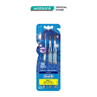 Bàn chải đánh răng oral-b trắng sáng 3d vỉ 3