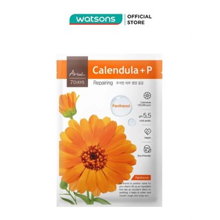 Mặt nạ ariul 7days calendula + panthenol hoa cúc phục hồi da hư tổn 23ml