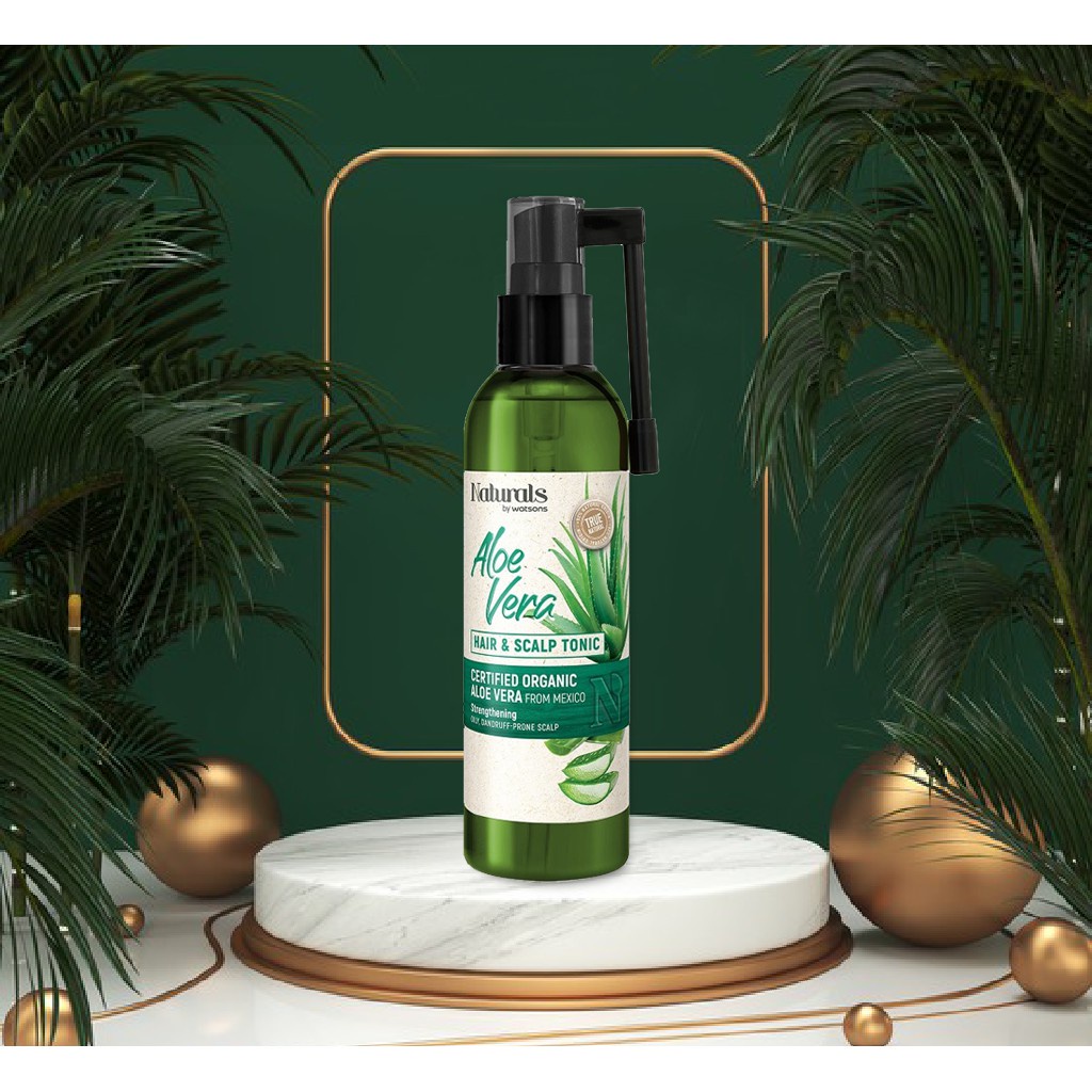 Xịt Dưỡng Tóc Naturals By Watsons True Natural Aloe Vera Chiết Xuất Lô Hội 120ml