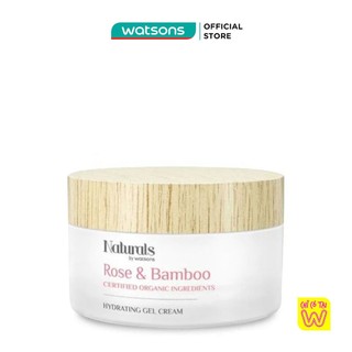 Kem Dưỡng Dạng Gel Naturals By Watsons Rose & Bamboo Dưỡng Ẩm Chiết Xuất Hoa Hồng & Tre 50g