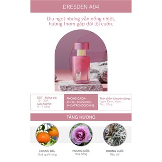 Nước Hoa De Memoria 30ml - 04 Dresden Chic