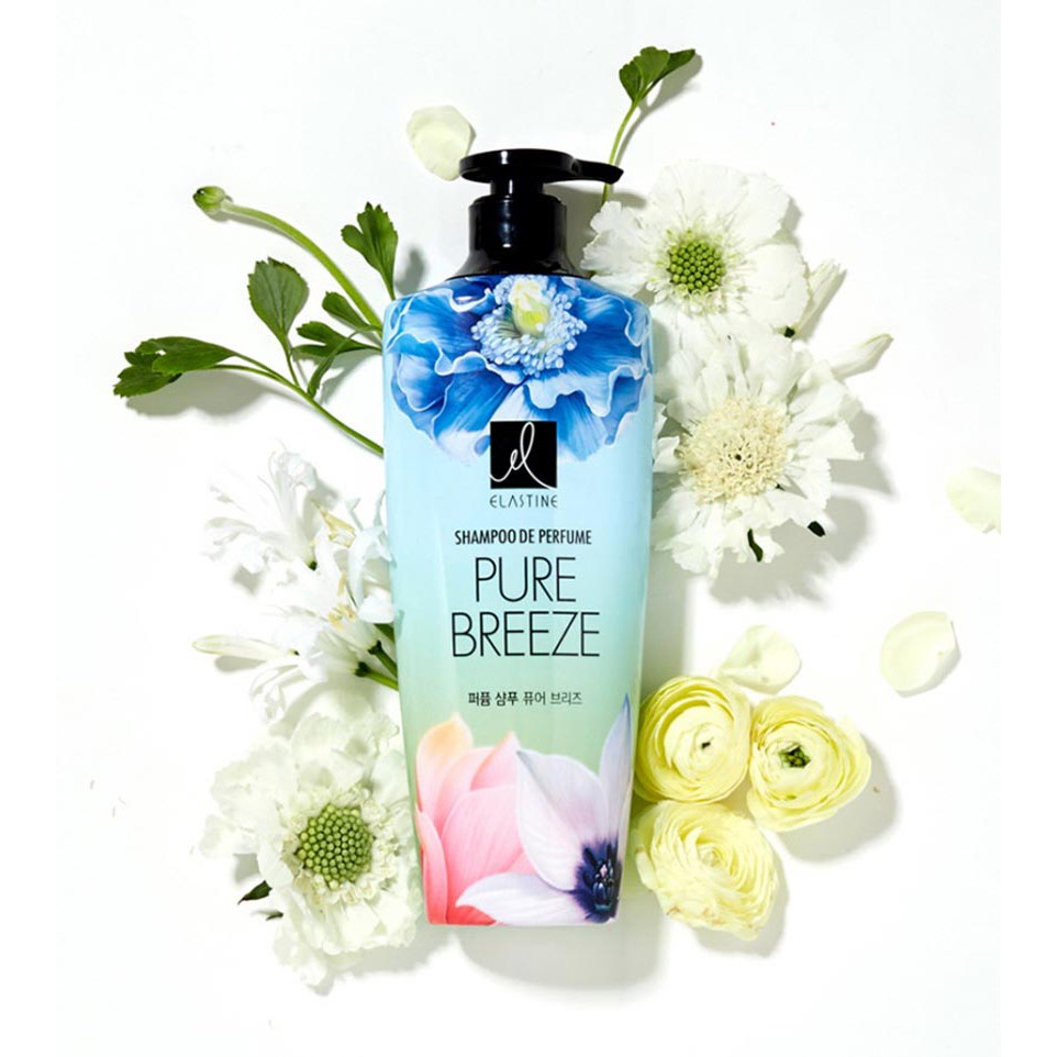 Dầu Gội Nước Hoa Elastine Pure Breeze 600ml