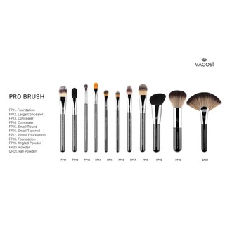 Cọ Đánh Phấn Phủ Vacosi Pro Studio Powder Tán Tròn
