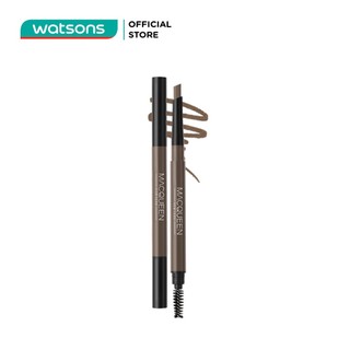 Chì Kẻ Mày Macqueen Newyork My Strong Auto Eyebrow Pencil Hard Powder 8.4G .#Natural Brown