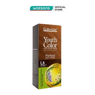 Nhuộm Phủ Bạc Lavox Youth & Color Hair Color Cream 60ml x 2