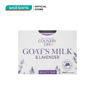 Xà Bông Country Life Goats Milk & Lavender 100g