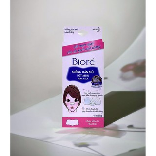 Miếng Dán Mũi Lột Mụn Biore 4 Miếng
