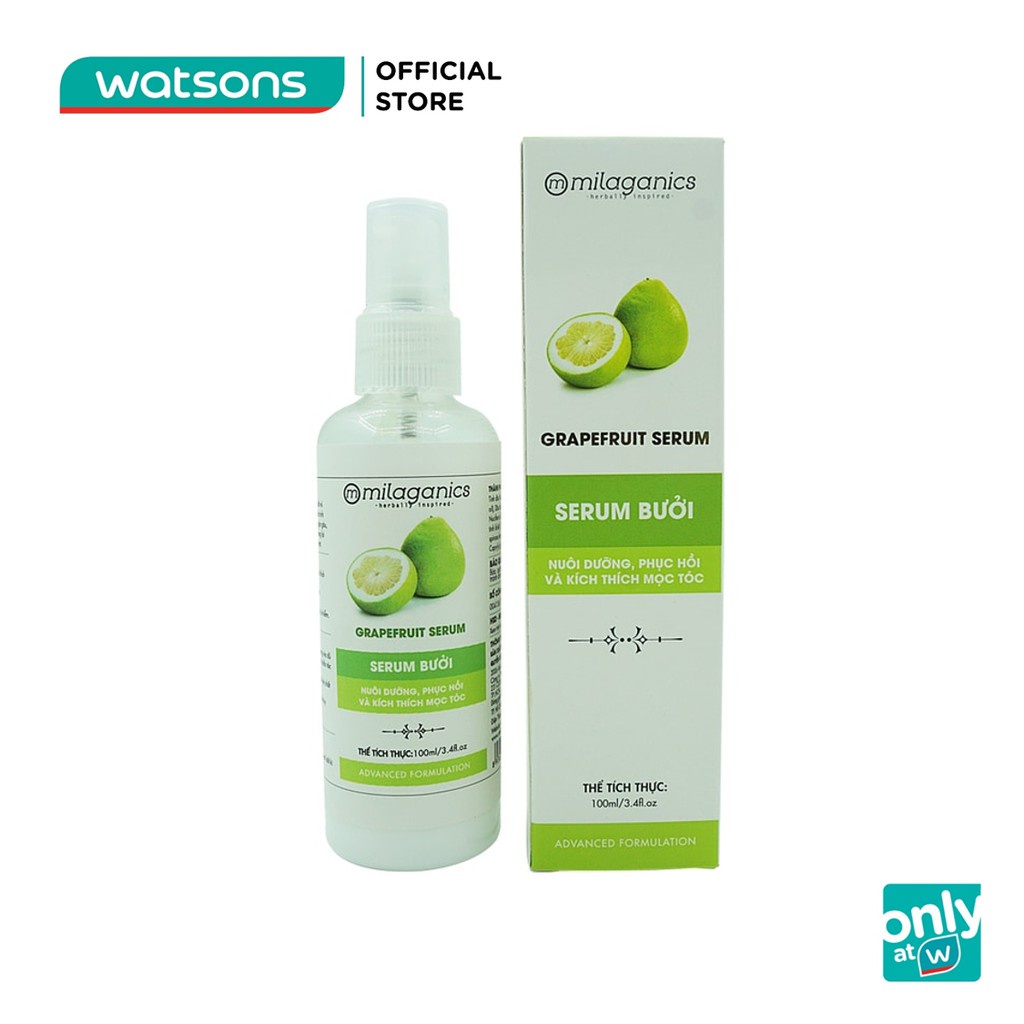 Serum Tinh Dầu Milaganics Vỏ Bưởi 100ml