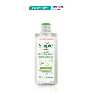 Nước Tẩy Trang Simple Kind To Skin Micellar Cleansing Water 200ml