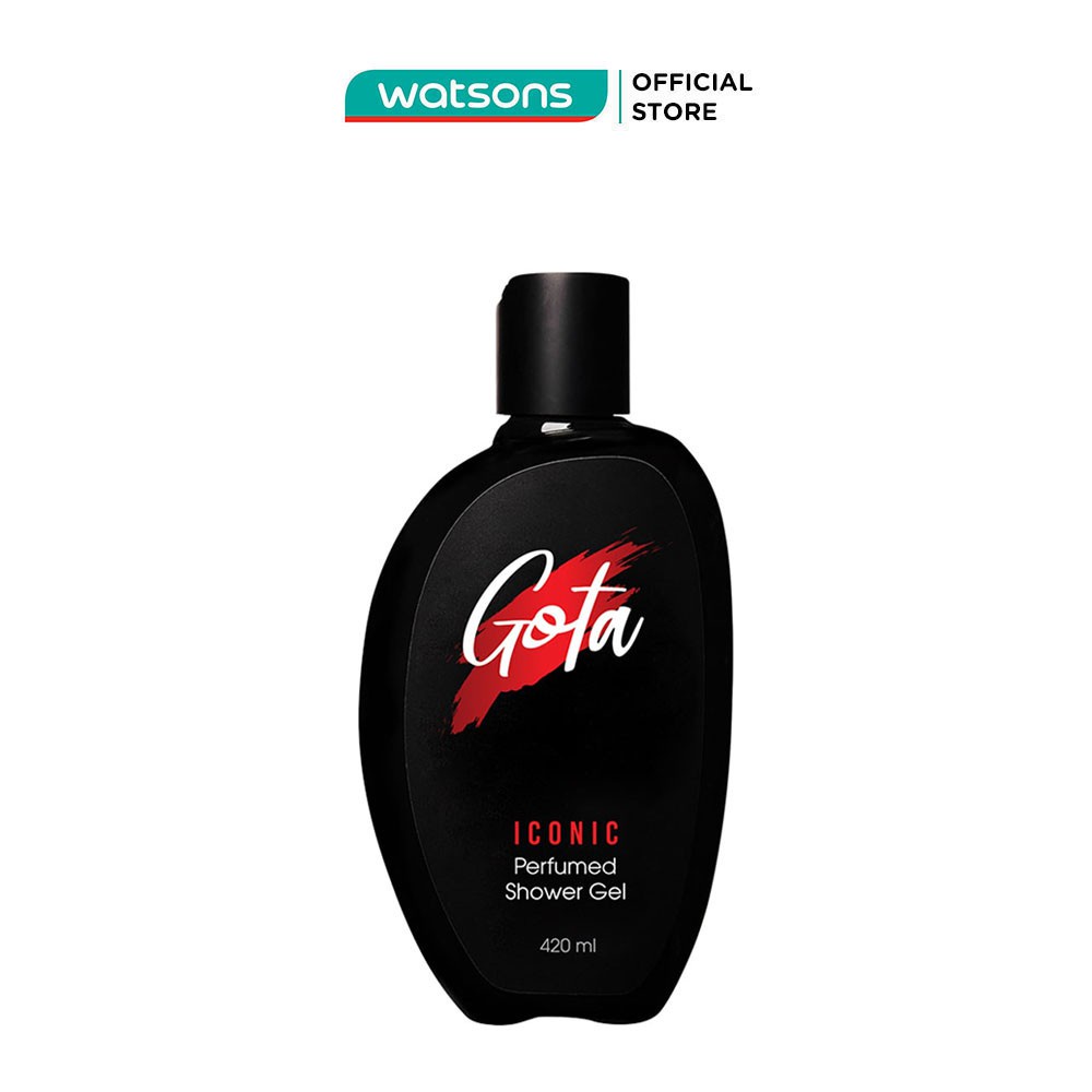 [Mã FMCGWA101 giảm 8% đơn 250K] Sữa Tắm Gota Iconic Perfurmed Shower Gel For Men Hương Mãnh Liệt 420ml