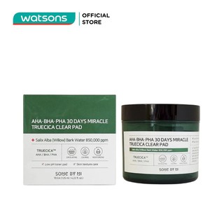 Miếng Tẩy Da Chết Some By Mi AHA-BHA-PHA 30 Days Miracle Truecica Clear Pad 125ml