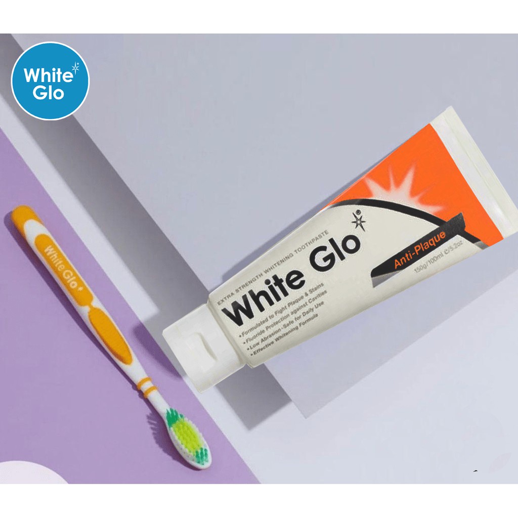 Kem Đánh Răng White Glo Ngăn Ngừa Vết Ố 150g