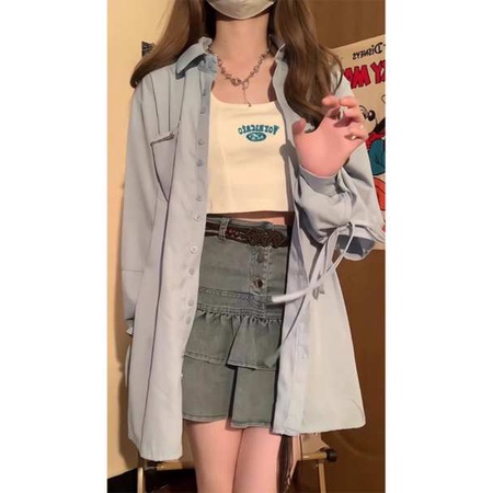 Áo Khoác cardigan Tay Dài Chống Nắng Dáng Rộng Thời Trang Mùa Thu Hàng Mới 2023 Dành Cho Bạn Nữ