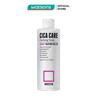 Nước Cân Bằng Rovectin Skin Essentials Cica Care Purifying Làm Dịu Da 260ml