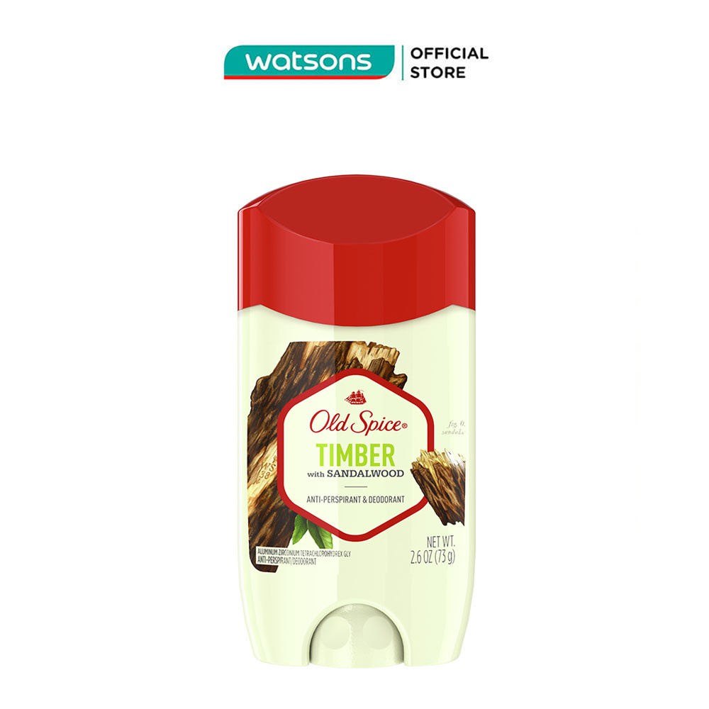 [Mã FMCGWA101 giảm 8% đơn 250K] Sáp Khử Mùi Old Spice Timber 73g