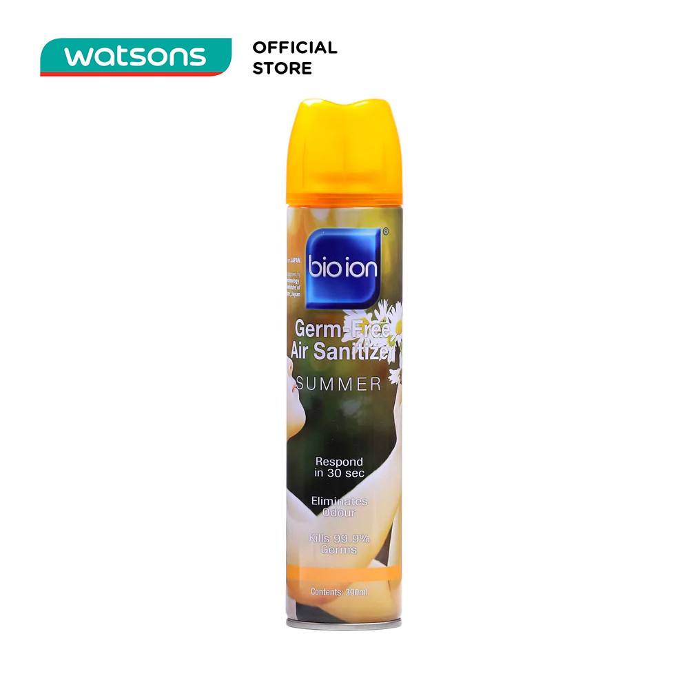 Chai Xịt Bioion Germ-Free Air Sanitizer Làm Sạch Không Khí Hương Summer 300ml