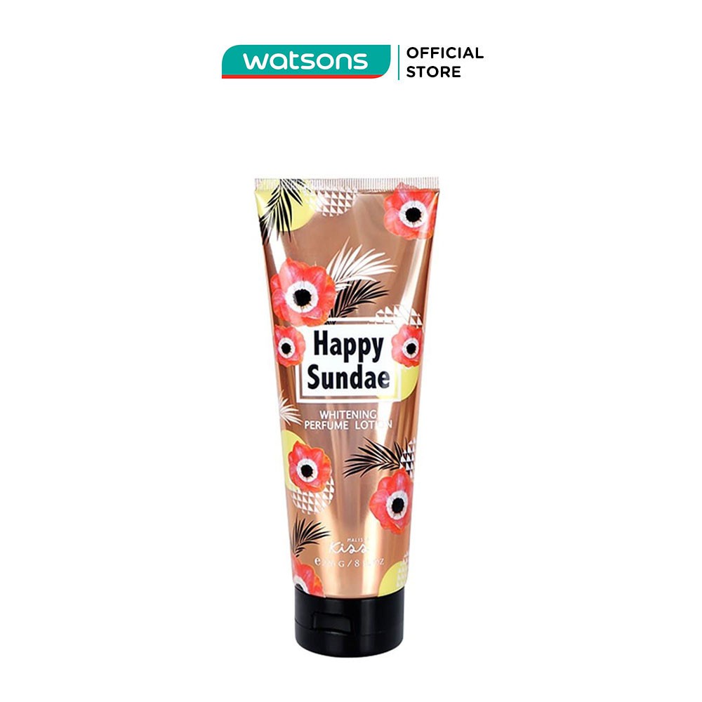 Sữa Dưỡng Thể Malissa Kiss Happy Sundae Dưỡng Trắng Làn Da Toàn Thân Với Hương Nước Hoa 226g