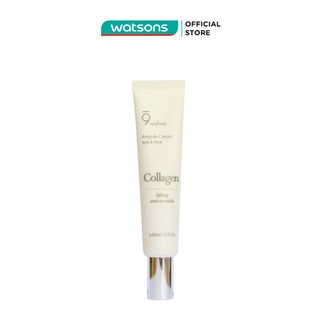 Kem Dưỡng 9 Wishes Collagen Ampule Eye And Face Cải Thiện Nếp Nhăn 40ml