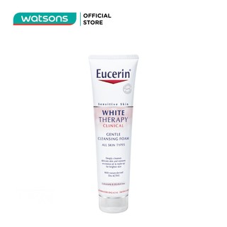 Sữa Rửa Mặt Tạo Bọt Trắng Da Eucerin White Therapy Clinical Gentle Cleansing Foam 150g