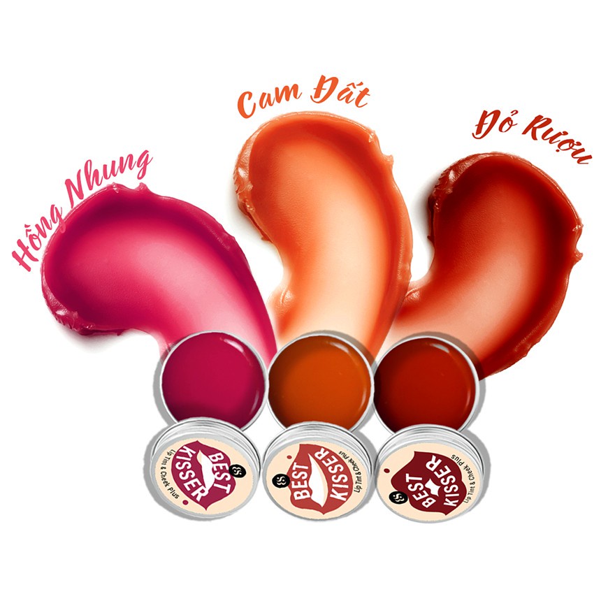 Son Dưỡng Có Màu Và Má Hồng BareSoul Best Kisser Lip Tint & Cheek Plus 10g
