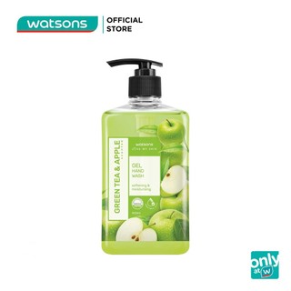 Gel Rửa Tay Watsons Love My Skin Green Tea & Apple Scented Gel Hand Soap Trà Xanh Và Táo 500ml
