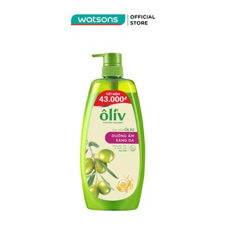 Sữa Tắm Ôliv Natural Nourishing Chứa Ôliu và Chiết Xuất Hạt Nho Dưỡng Ẩm Sáng Da 1000ml