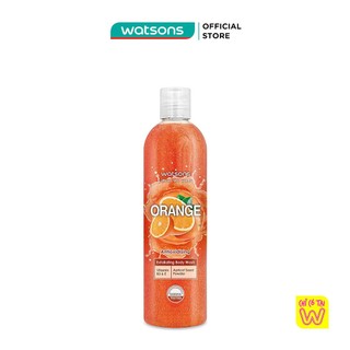 Sữa Tắm Làm Sạch Tế Bào Da Watsons Orange Exfoliating Chiết Xuất Từ Cam 410ml