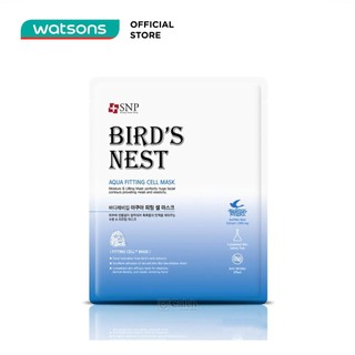 Mặt Nạ Bio Cellulose Tinh Chất Tổ Yến Biển SNP Aqua Fitting Cell Mask 25ml
