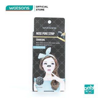 Miếng Lột Mụn Watsons Chiết Xuất Than Hoạt Tính (10 Miếng)
