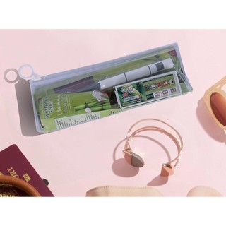 Mini Travel Set - OralCare - (Bàn Chải Đánh Răng Perioe + Kem Đánh Răng Bamboo Salt)