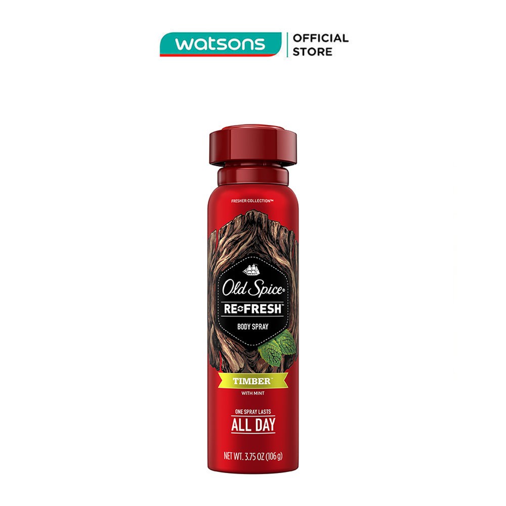 Xịt Khử Mùi Old Spice Timber 106g