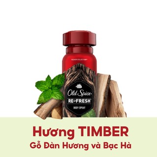 Xịt Khử Mùi Old Spice Timber 106g