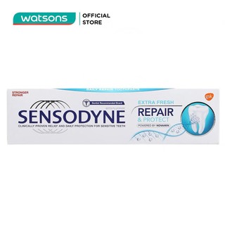 Kem Đánh Răng Giúp Phục Hồi Răng Nhạy Cảm Hơi Thở Thơm Mát Sensodyne Repair&Protect Extra Fresh 100g