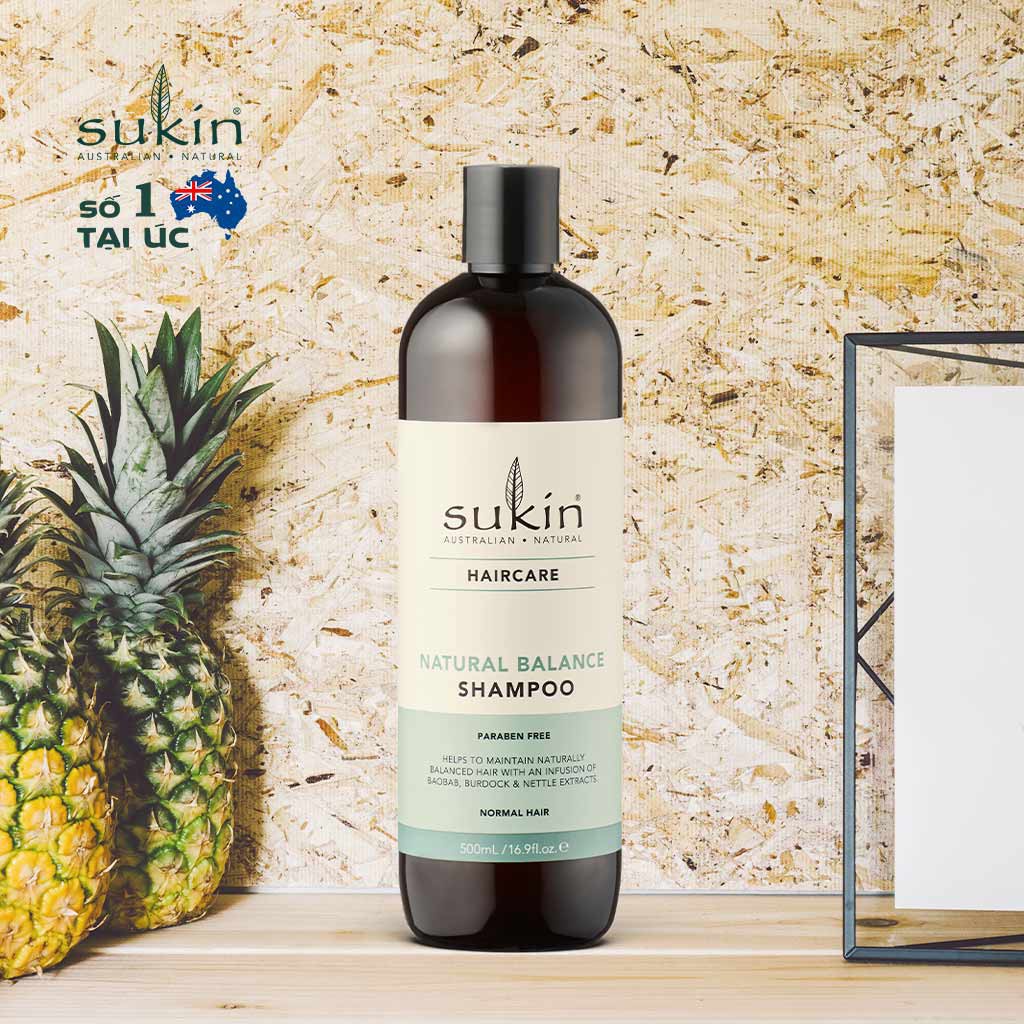 Dầu Gội Sukin Natural Balance Shampoo 500ml
