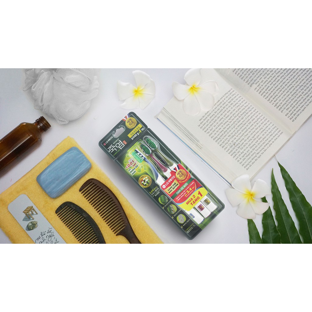 Bàn Chải Răng Bamboo Salt In Mom Muối Tre Chăm Sóc Nướu