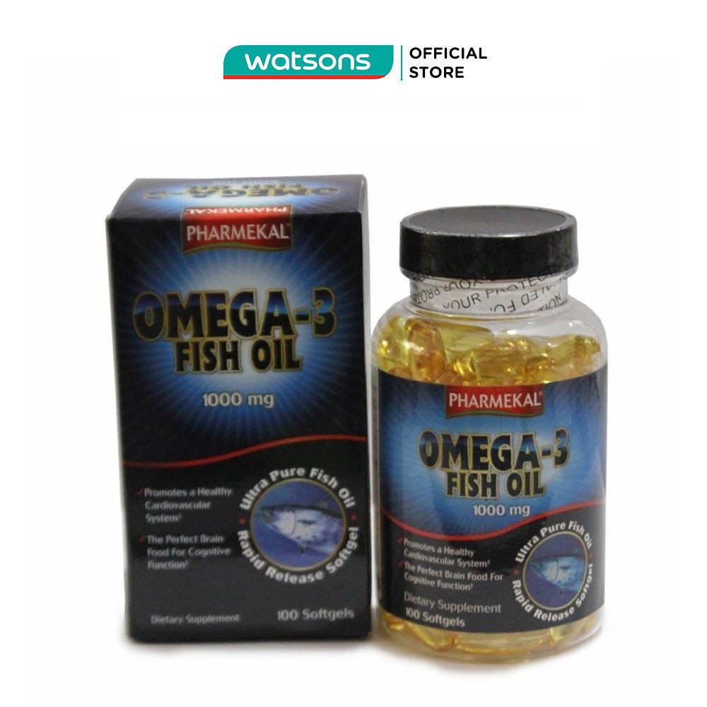 Mã FMCGWA101 giảm 8% đơn 250K Viên Uống Dầu Cá Pharmekal Omega 3 Fish Oil