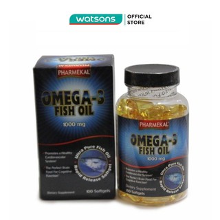 [Mã FMCGWA101 giảm 8% đơn 250K] Viên Uống Dầu Cá Pharmekal Omega 3 Fish Oil 1000Mg 100 Viên