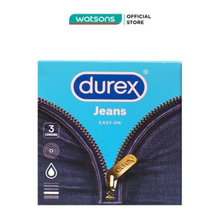 Bao cao su durex jeans easy-on 3 cái