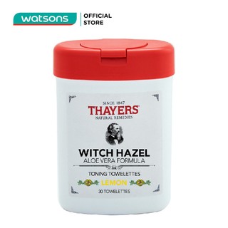 Nước Hoa Hồng Thayers Dạng Khăn Ướt - Hương Chanh (30 tờ)