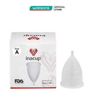 Cốc nguyệt san inacup size a 100% silicon y tế