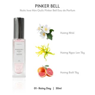 Nước Hoa Pinker Bell Eau De Parfum 30ml No.01 Rainy Day