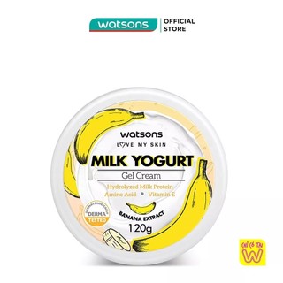 Gel Dưỡng Thể Watsons Milk Yogurt Banana Extract Chiết Xuất Từ Sữa Chua và Chuối 120g