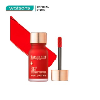Son Lì Macqueen Newyork Tattoo Tint 10ml .#No.01 Cherry Red