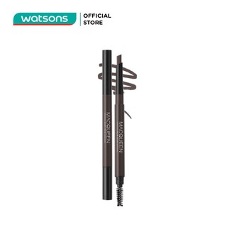 Chì Kẻ Mày Macqueen Newyork My Strong Auto Eyebrow Pencil Hard Powder 8.4G - Walnut Brown