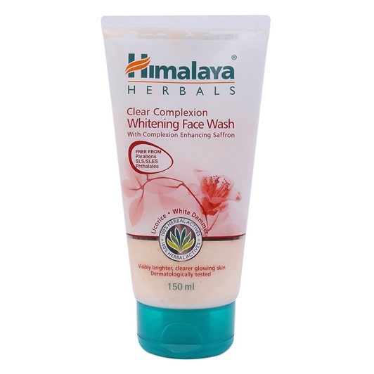 Sữa Rửa Mặt Himalaya Herbals Clear Tinh Tế Làm Sạch Và Trắng Da (Cải Tiến Với Nghệ Tây) 150ml