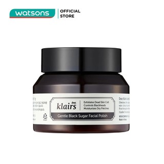 Tẩy Da Chết Dear Klairs Gentle Black Sugar Facial Polish Dưỡng Ẩm, Sáng Da & Chống Lão Hóa 110g