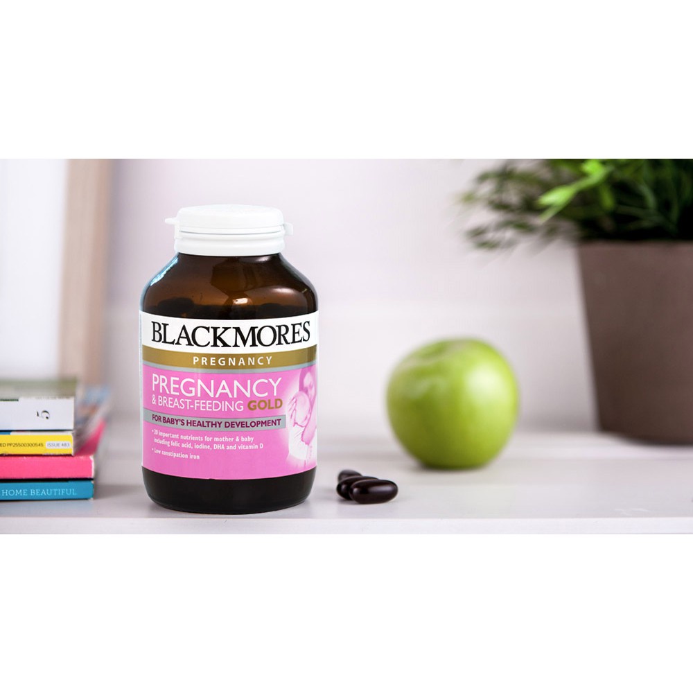 Thực Phẩm Bảo Vệ Sức Khỏe Blackmores Pregnancy & Breast-Feeding Gold 60 Viên