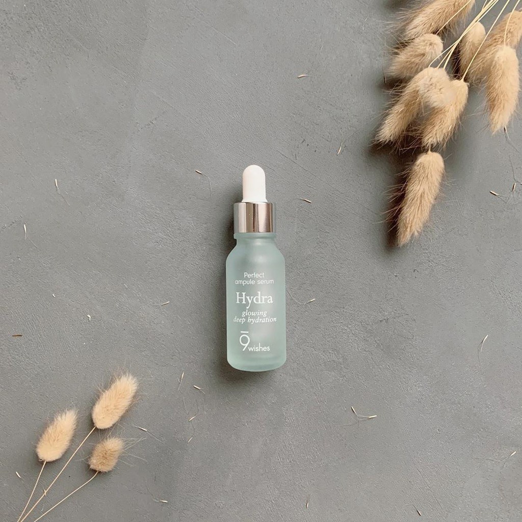 Tinh Chất 9 Wishes Hydra Skin Ampule Serum Cấp Ẩm Và Làm Sáng Da 25ml