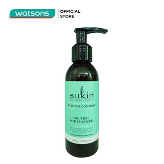 Kem Dưỡng Ẩm Sukin Blemish Control Oil Free Moisturiser Giảm Mụn 125ml
